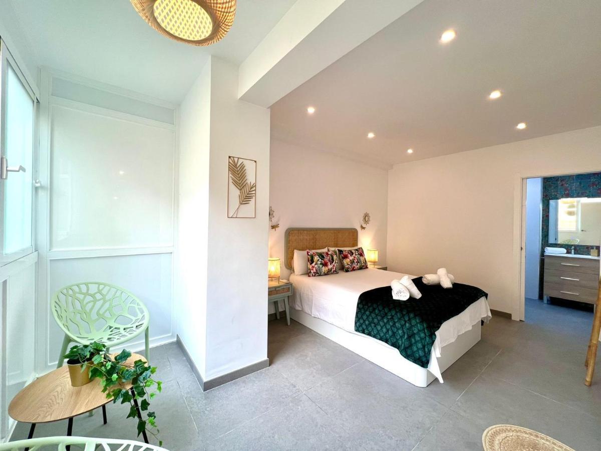 מאלגה Malagueta Beach II & Private Terrace By Ele Apartments מראה חיצוני תמונה