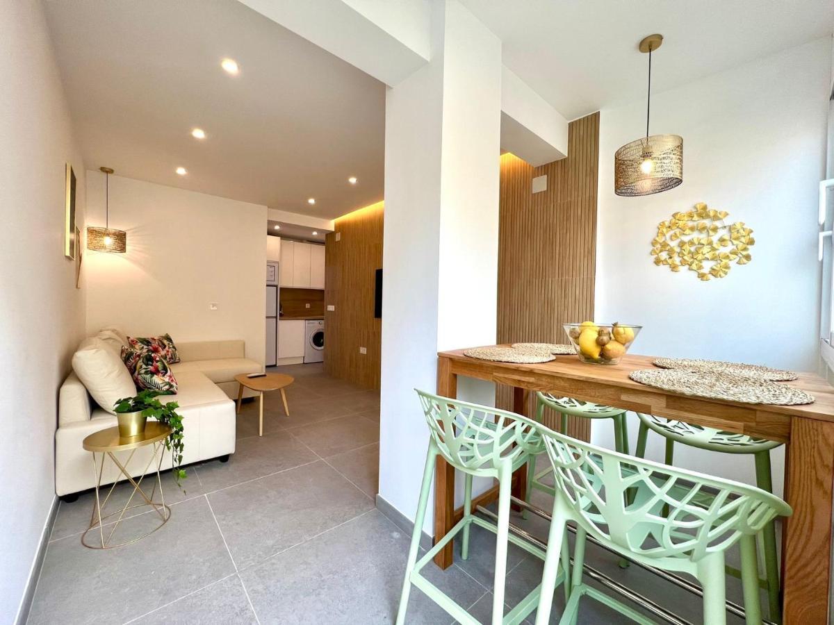 מאלגה Malagueta Beach II & Private Terrace By Ele Apartments מראה חיצוני תמונה