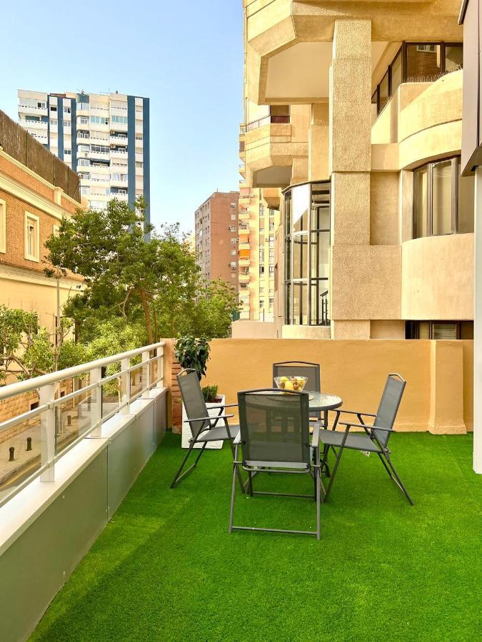 מאלגה Malagueta Beach II & Private Terrace By Ele Apartments מראה חיצוני תמונה