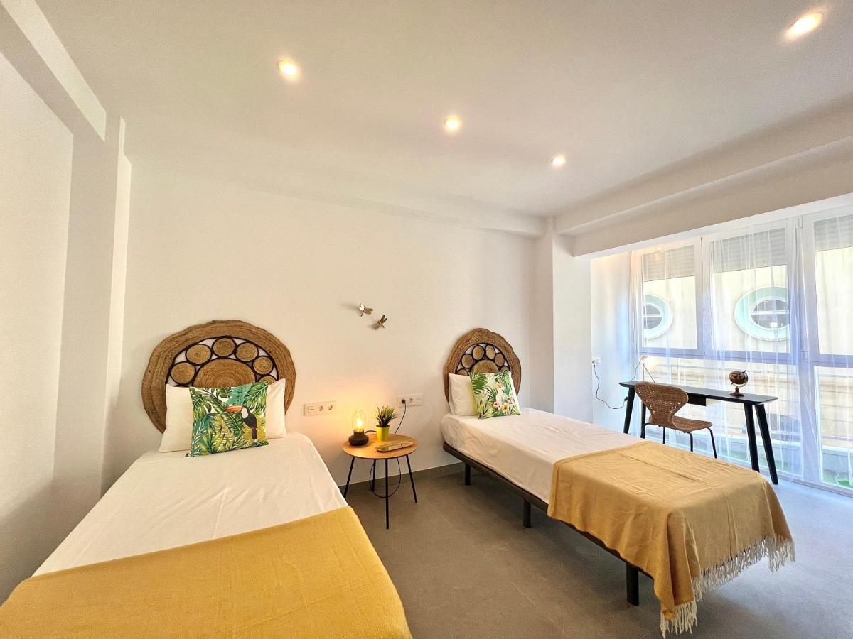 מאלגה Malagueta Beach II & Private Terrace By Ele Apartments מראה חיצוני תמונה